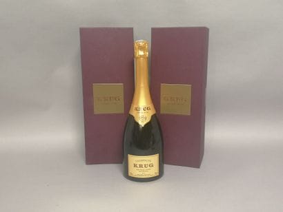 2 bottles CHAMPAGNE KRUG 166e EDITION In...