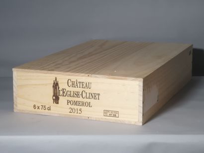6 bottles Château L'EGLISE CLINET - Pomerol...