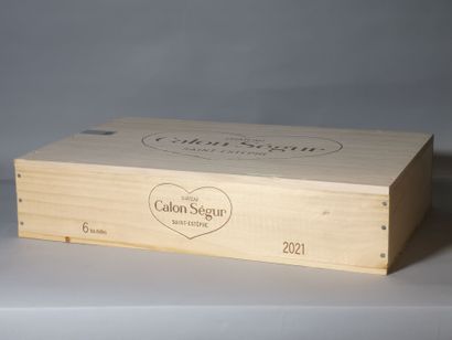 6 bottles Château CALON SEGUR - 3rd Gcc -...