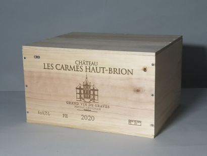 6 bouteilles Château Les CARMES HAUT BRION...