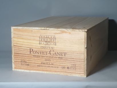 12 bottles Château PONTET CANET - 5é Gcc...