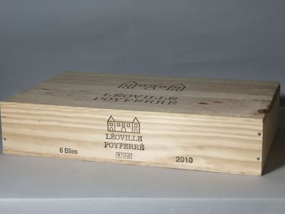 6 bouteilles Château LEOVILLE POYFERRE -...