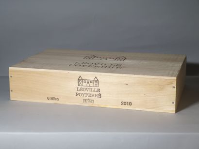 6 bouteilles Château LEOVILLE POYFERRE -...