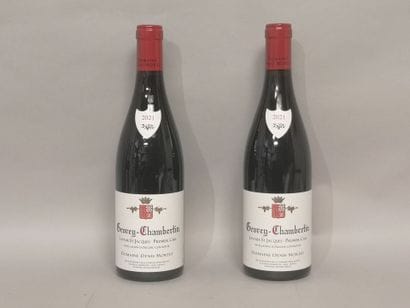 2 bottles GEVREY CHAMBERTIN 1er cru LAVAUX...
