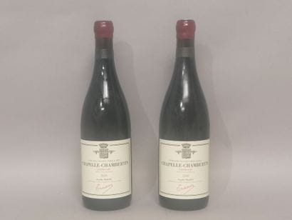 2 bouteilles CHAPELLE CHAMBERTIN Grand cru...