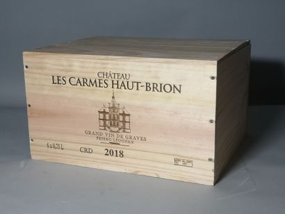 6 bouteilles Château Les CARMES HAUT BRION...