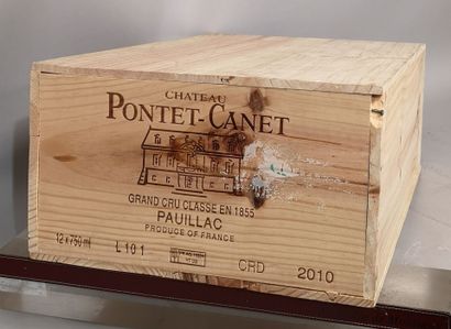 12 bouteilles Château PONTET CANET - 5é Gcc...
