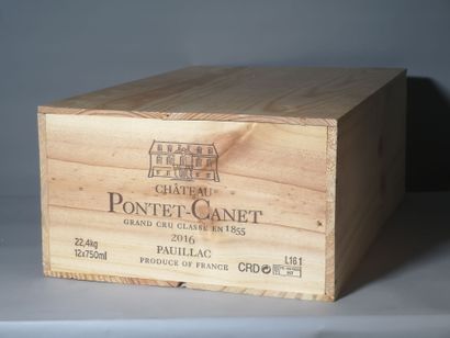 12 bottles Château PONTET CANET - 5é Gcc...