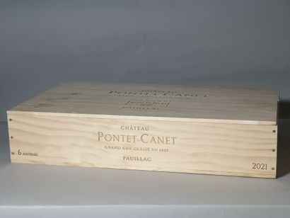 6 bottles Château PONTET CANET - 5é Gcc Pauillac...