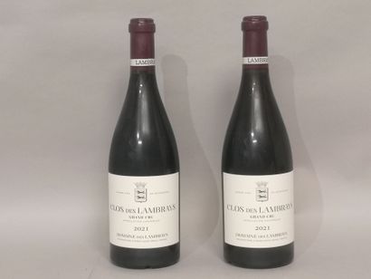 2 bottles CLOS des LAMBRAYS Grand cru - Domaine...