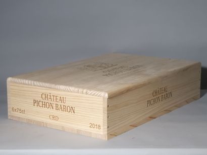 6 bouteilles Château PICHON LONGUEVILLE au...