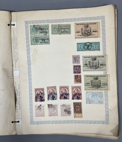 [Philately]. SET of used French revenue stamps....