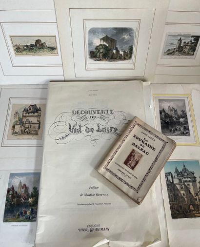 [Touraine]. [Balzac]. LOT comprenant : 
-...
