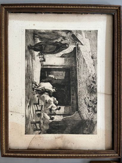 LOT de gravures comprenant :
Raoul Ferry...