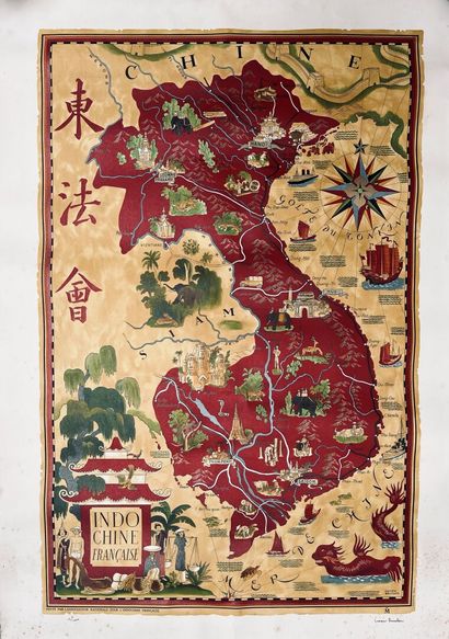 [Voyage]. [Indochine]. D'après Lucien BOUCHER...
