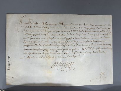 [Manuscrit]. [Metz]. [Généalogie].
P.S. «...