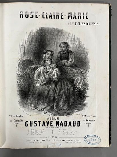[Musique]. [Partitions]. [Chanson].
Gustave...