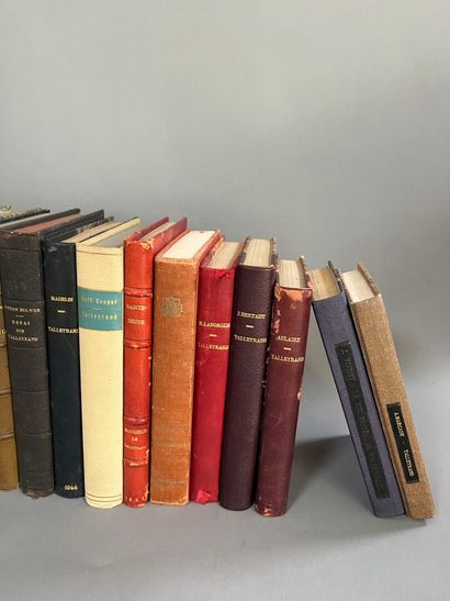 [Manette]. [Talleyrand]. Lot of books including:
Approximately...