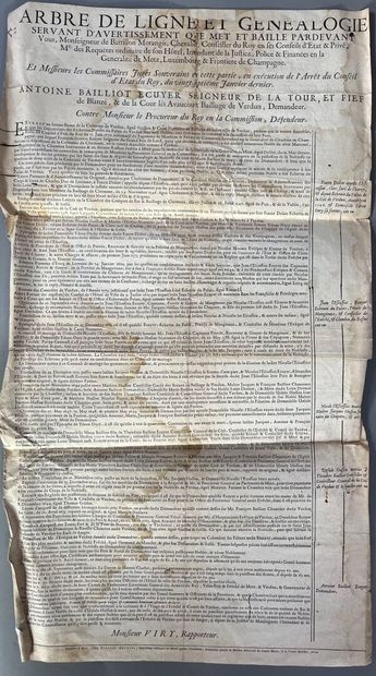 [Manuscrit]. [Metz]. [Généalogie].
P.S. «...