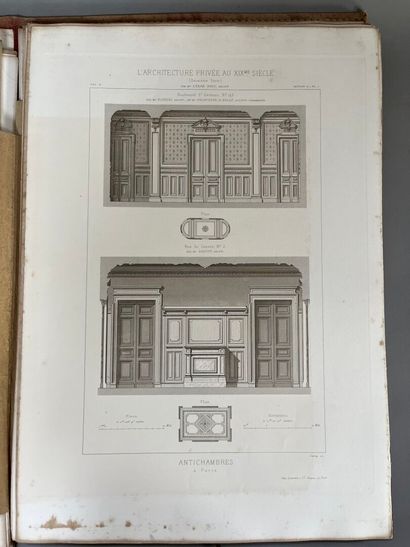 DALY (César). L'architecture privée au XIXe...