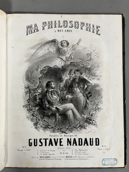 [Musique]. [Partitions]. [Chanson].
Gustave...