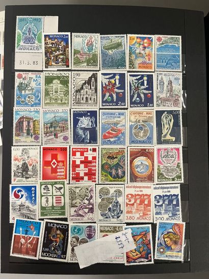 [Philately]. [Monaco]. 1 CARTON of mint and...