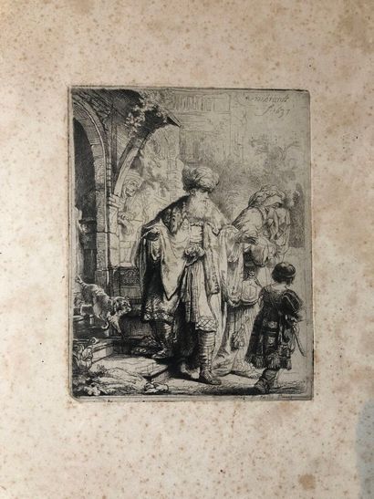 D'après REMBRANDT VAN RIJN (1606-1669)
Agar...