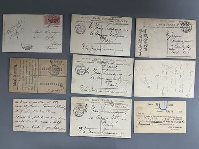 [1912]. [Indochine]. LOT of 4 postcards Indochine...