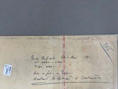 [Justice]. Quatre encres - XIXe siècle. 
École...