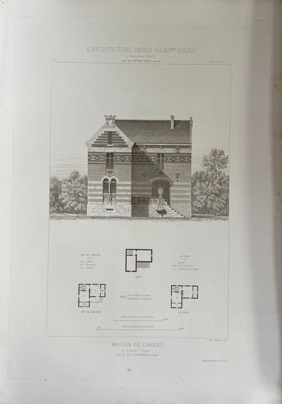 DALY (César). L'architecture privée au XIXe...
