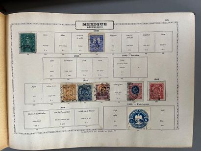 [Philately]. 4 ALBUMS of Maury world collection...