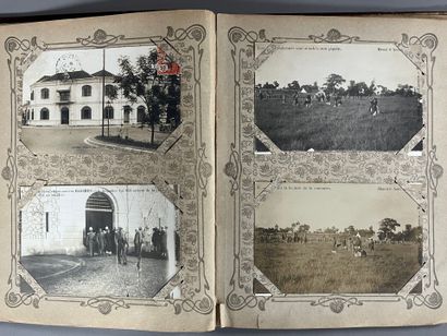 [Tonkin]. [Military]. ALBUM of postcards...