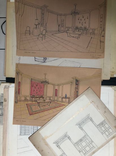 Edmond SOUSSA (1898-1989) décorateur et d'après...