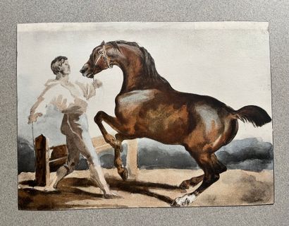 [Beaux-arts]. 57 drawings by Théodore Géricault....