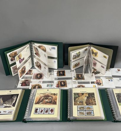 [Philately]. [First day]. 6 ALBUMS PPJ m...