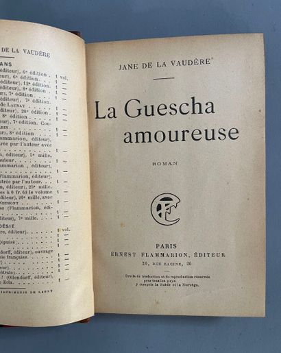 [Japon]. Lot de livres comprenant :
-LA VAUDERE...