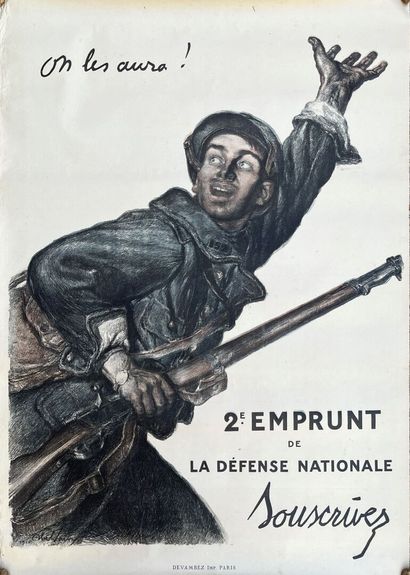 [Militaria]. [WWI]. D'après Abel Jules FAIVRE...