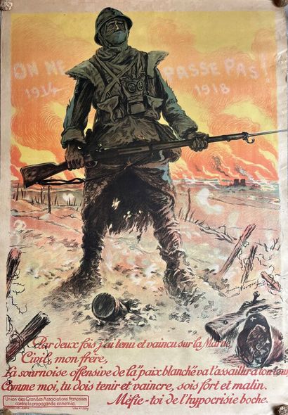[Militaria]. [WWI]. D'après Maurice NEUMONT...