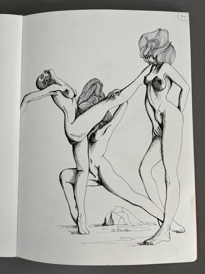 [Erotica]. SEB E.
Approximately 70 plates...