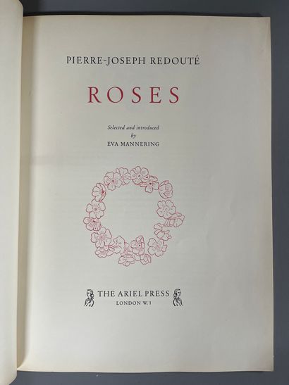 Pierre-Joseph REDOUTE (1759-1840).
Roses.
Facsimile...