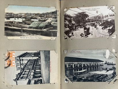 [Indochina]. [World]. ALBUM of postcards...