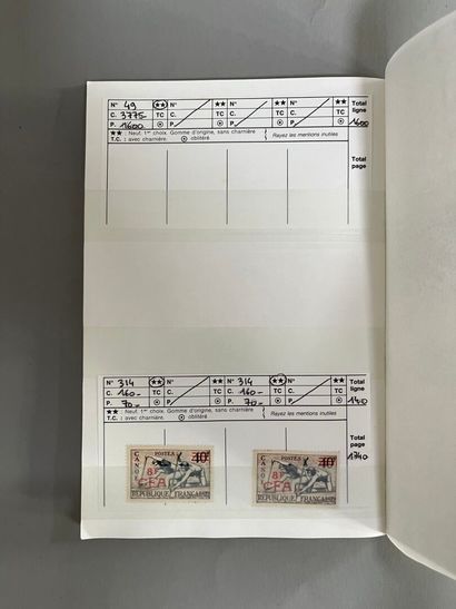 [Philately]. [Reunion]. [Cameroon]. CARNET...