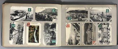[France]. [Monaco]. [England]. 2 ALBUMS of...