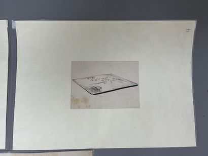 [Justice]. Quatre encres - XIXe siècle. 
D'après...
