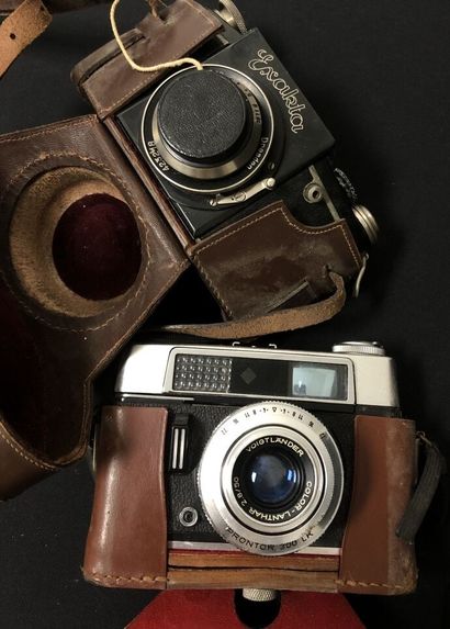 TWO cameras, one EXAKTA and one VIGTLANDER.
With...