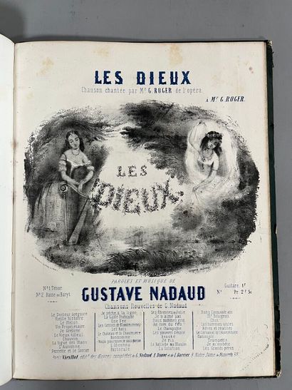 [Musique]. [Partitions]. [Chanson].
Gustave...