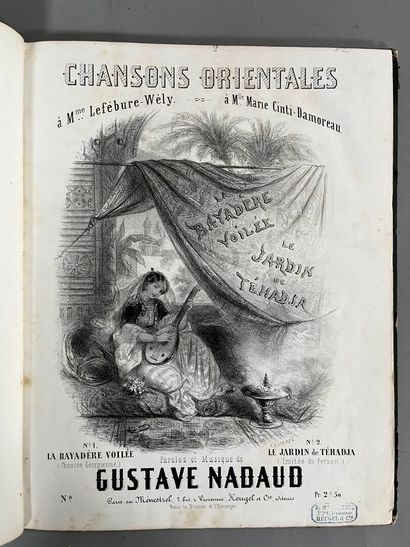 [Musique]. [Partitions]. [Chanson].
Gustave...