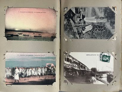 [Indochina]. [World]. ALBUM of postcards...