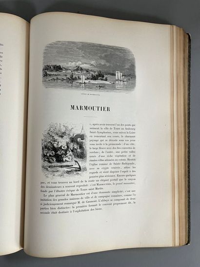 BOURASSE (L'abbé). 
La Touraine histoire...