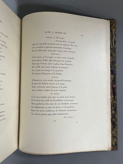 SHAKESPEARE.
Roméo et Juliette.
1 volume...